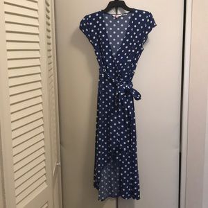 Boden polka dot wrap dress. Very good condition